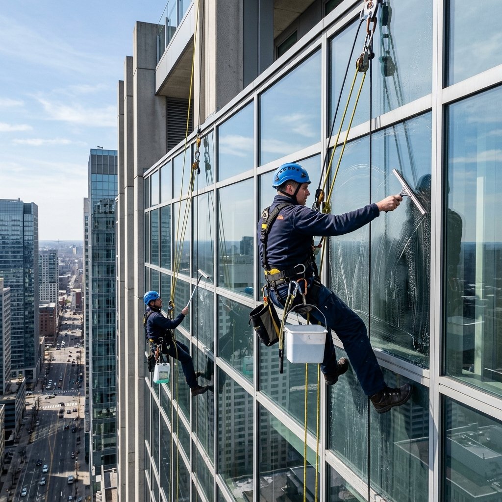 High-Rise Glass Cleaning